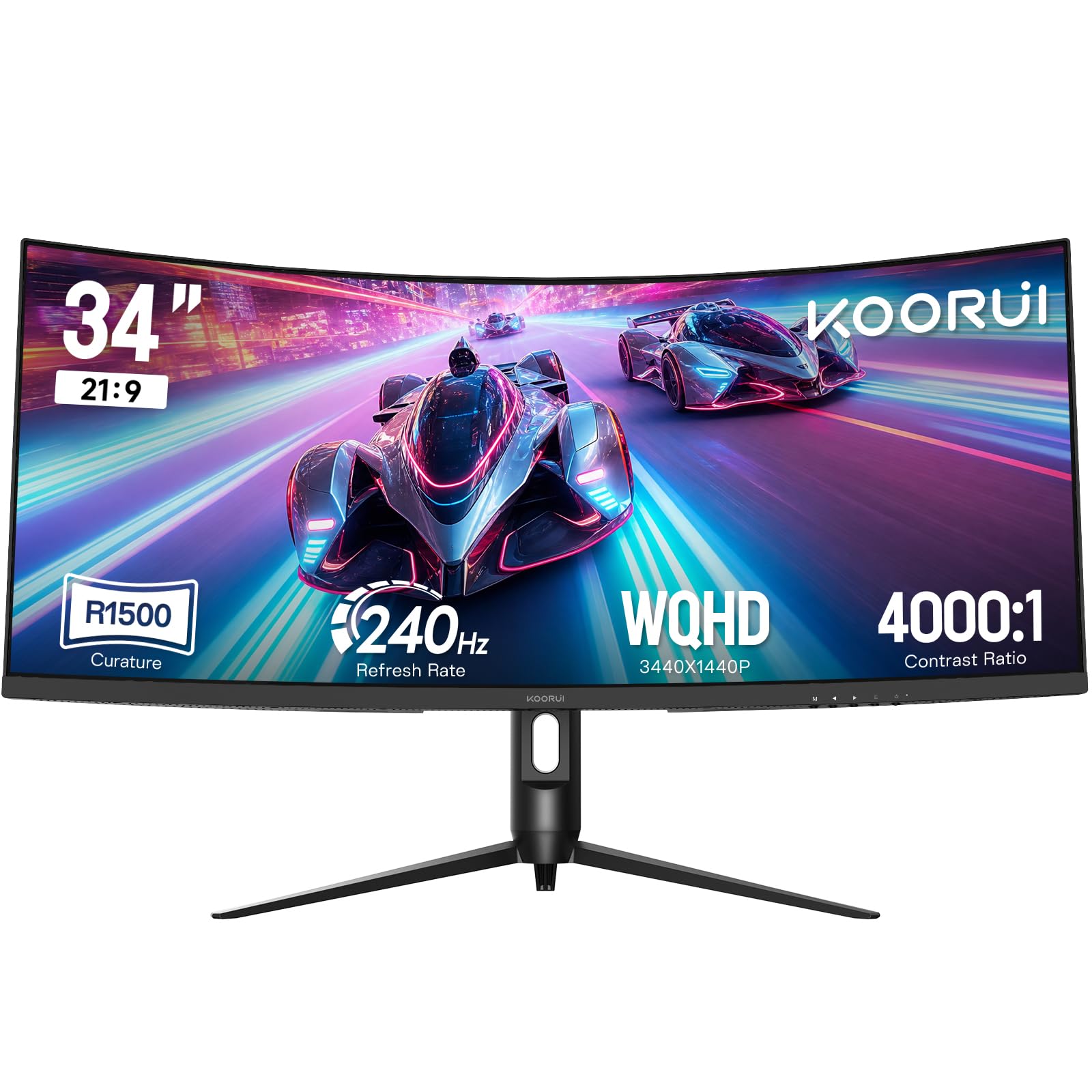 Amazon.co.jp: KOORUI 34インチ 240Hz ウルトラワイド カーブ